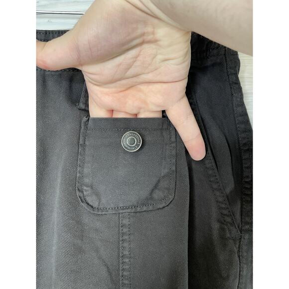 Aeropostale Pants Womens 12 Black Low Rise Flare Pocket Casual Tencel Blend - Picture 4 of 12